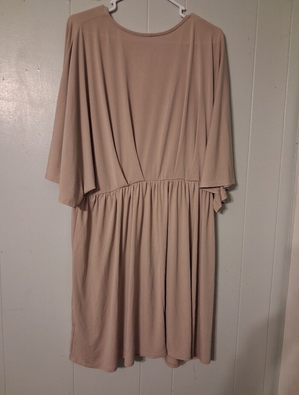 **Dear Scarlett Blush Taupe Babydoll Dress – Size XL – NWT** - Picture 2 of 4